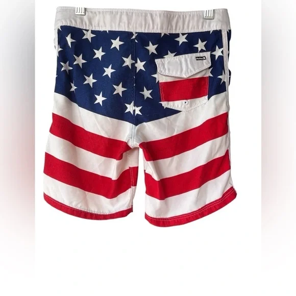 Hurley Stars and Stripes Swim Trunks - Picture 2 of 5